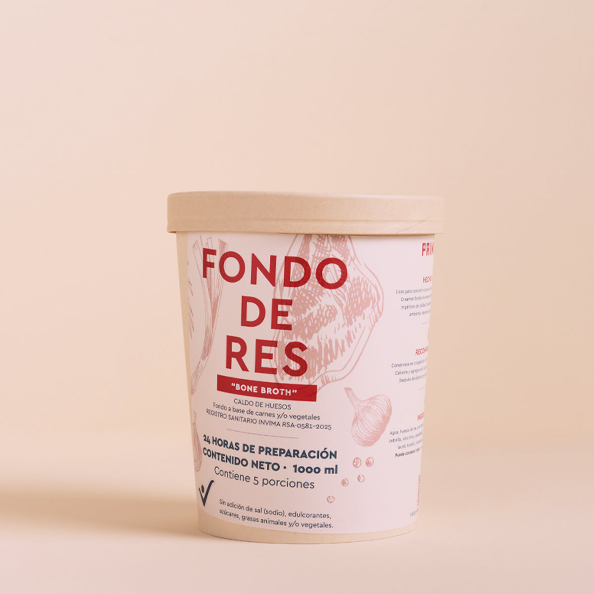 Fondo de Res Congelado